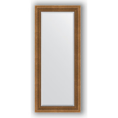 Зеркало с фацетом в багетной раме Evoform Exclusive 67x157 см, бронзовый акведук 93 мм (BY 3570)