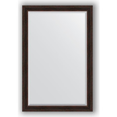 Зеркало с фацетом в багетной раме Evoform Exclusive 119x179 см, темный прованс 99 мм (BY 3629)