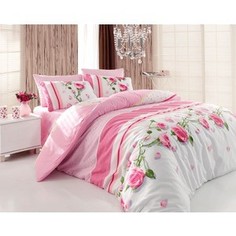 Комплект постельного белья Cotton Life 1,5 сп Rosa розовый (8019)