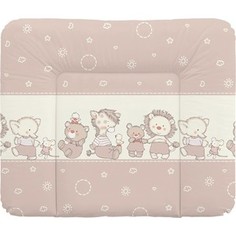 Матраc пеленальный Ceba Baby 70*85 см мягкий на комод Ducklings brown W-134-050-230