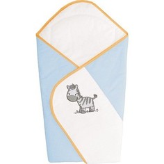 Одеяло-конверт Ceba Baby Zebra Blue вышивка W-810-002-160