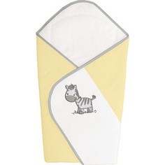Одеяло-конверт Ceba Baby Zebra Yellow вышивка W-810-002-141