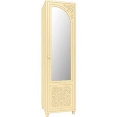 Стеллаж Compass СО-13 правый зеркало ваниль ваниль шагрень