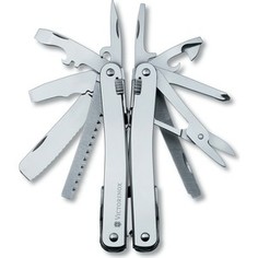 Мультитул Victorinox SwissTool Spirit 3.0227.L1 (105мм 27 функций, с поворотным механизмом, в кожаном чехле)