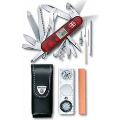 Набор Victorinox Expedition Kit 1.8741.AVT (нож, фонарь, компас, чехол)