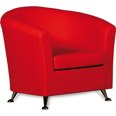 Кресло СМК Бонн 040 1х к/з Санторини0421 красный