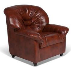 Кресло СМК Шарлотта 045 1х к/з Родэс 0468 коричневый