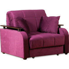 Кресло-кровать СМК Неаполь 086 1а 80 С68/Б88/П00 244 фиолетовый