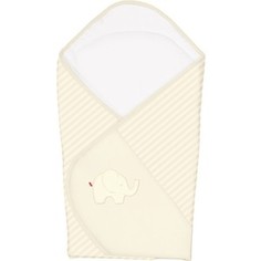 Одеяло-конверт Ceba Baby (Себа Беби) Elephants creamy вышивка W-810-057-171