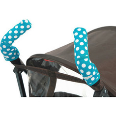 Чехлы Choopie CityGrips (Сити Грипс) на ручки для коляски-трости 369/4202 polka-dot aqua