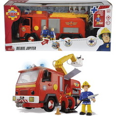 Пожарная машина Simba Пожарный Сэми+ 2 фигурки, со светом и звуком, 28см