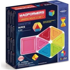 Магнитный конструктор Magformers Window Solid 14 set (714005)