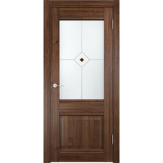 Дверь CASAPORTE Милан-12 остекленная 2000х900 экошпон Орех