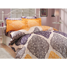 Комплект постельного белья Hobby home collection Евро, поплин, Amanda, фиолетовый (1501000037)