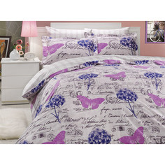 Комплект постельного белья Hobby home collection 2-х сп, поплин, Ancelica, лиловый (1501000621)