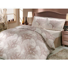 Комплект постельного белья Hobby home collection 1,5 сп, поплин, Juillet, кремовый (1501000123)