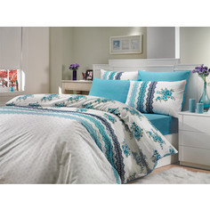 Комплект постельного белья Hobby home collection 2-х сп, ранфорс, Camila, синий (1501000908)