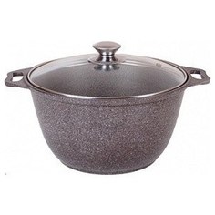 Кастрюля 4.0 л Kukmara Мраморная (кмк42а Кофейный мрамор)