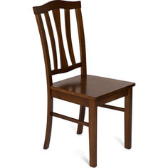 Стул TetChair CT 8162 с твёрдым сиденьем / Тёмный Дуб