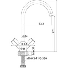 Смеситель для кухни Edelform Adel (AD2808)