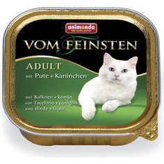 Консервы Animonda Vom Feinsten Adult с индейкой и кроликом для кошек 100г (83442)