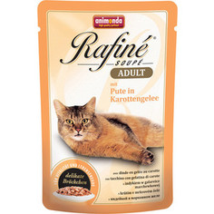 Паучи Animonda Rafine Soup Adult с индейкой в морковном желе для кошек 100г (83663)