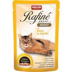Паучи Animonda Rafine Soup Adult с курицей в яичном пудинге для кошек 100г (83665)