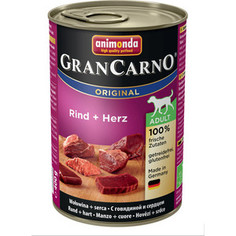 Консервы Animonda Vom Feinsten Gran Carno Original Adult с говядиной и сердцем для собак 400г (82731)