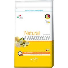 Сухой корм Trainer Natural Mini Adult Chicken, Rice&Aloe Vera с курицей, рисом и алоэ вера для собак мелких пород 2кг