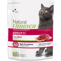 Сухой корм Trainer Natural Adult Beef с говядиной для кошек 1,5кг