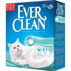 Наполнитель Ever Clean Aqua Breeze Scent с ароматом морского бриза комкующийся для кошек 6л