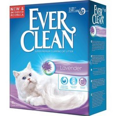 Наполнитель Ever Clean Lavender с ароматом лаванды комкующийся с ароматизатором для кошек 10л