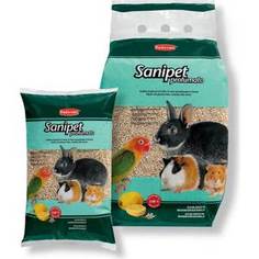 Наполнитель Padovan SANIPET Profumato кукурузные гранулы c ароматом цитрусовых для грызунов и птиц 10л