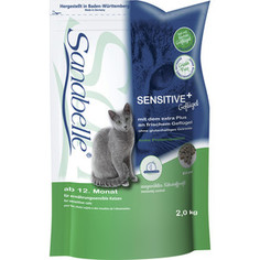 Сухой корм Bosch Petfood Sanabelle Sensitive Poultry с птицей для кошек алергиков и длинношерстных 2кг