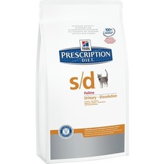 Сухой корм Hills Prescription Diet s/d Feline Urinary диета при лечении МКБ для кошек 5кг (4322) Hills