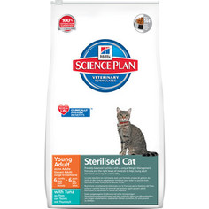 Сухой корм Hills Science Plan Sterilised Cat Young Adult with Tuna с тунцом для стерилизованных кошек от 6 мес до 6 лет 8кг (10293) Hills