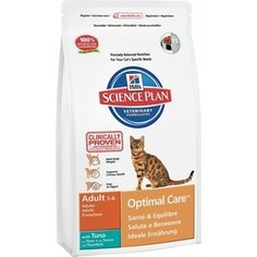 Сухой корм Hills Science Plan Optimal Care Adult with Tuna с тунцом для кошек 2кг (8738) Hills