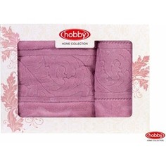 Набор из 2 полотенец Hobby home collection Sultan 50x90/70x140 розовый (1501001235)