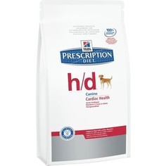 Сухой корм Hills Prescription Diet h/d Canine Cardiac Health диета при лечении ранних стадий сердечных заболеваний для собак 5кг (4357) Hills