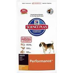 Сухой корм Hills Science Plan Performance Adult with Chicken высококалорийный с курицей для активных собак 12кг (7569) Hills