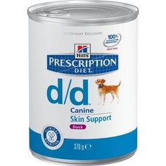Консервы Hills Prescription Diet d/d Food Sensitivities with Duck с уткой диета при лечении пищевых аллергий для собак 370г (8003) Hills