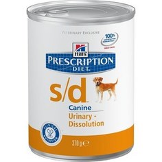 Консервы Hills Prescription Diet s/d Canine Urinary Dissolution диета при лечении МКБ для собак 370г (8015) Hills