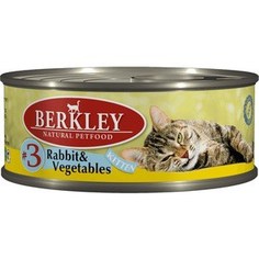Консервы Berkley Kitten Rabbit & Vegetables № 3 с кроликом и овощами для котят 100г (75102)