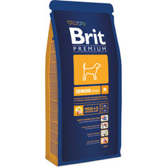 Сухой корм Brit Premium Senior M для пожилых собак средних пород 15кг (132345) Brit*