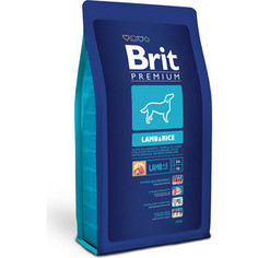 Сухой корм Brit Premium Lamb & Rice гипоаллергенный с ягнёнком и рисом для взрослых собак всех пород 8кг (132388) Brit*