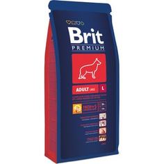 Сухой корм Brit Premium Adult L для взрослых собак крупных пород 18кг (132357) Brit*