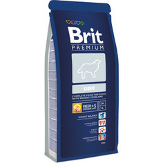 Сухой корм Brit Premium Light для собак всех пород, склонных к полноте 15кг (132339) Brit*