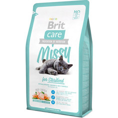 Сухой корм Brit Care Cat Missy for Sterilised гипоаллергенный с курицей и рисом для стерилизованных кошек 7кг (132624) Brit*