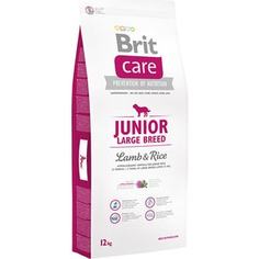 Сухой корм Brit Care Junior Large Breed Lamb & Rice гипоаллергенный с ягненком и рисом для молодых собак крупных пород 12кг (132703) Brit*