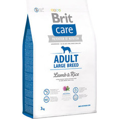 Сухой корм Brit Care Adult Large Breed Lamb & Rice гипоаллергенный с ягненком и рисом для взрослых собак крупных пород 3кг (132713) Brit*